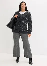 Stickad kofta, bonprix