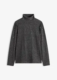 Fleecetopp i följsam viskosmix, bonprix