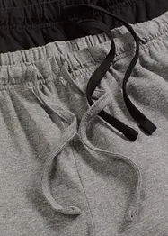 Pyjamasbyxa med sidfickor (2-pack), bonprix