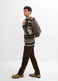 Grovstickad tröja av ren bomull, bonprix