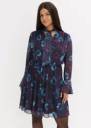 Klänning av mjuk mesh, bonprix