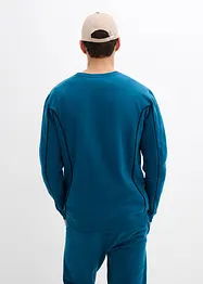 Sweatshirt i bomull med kontrasterande detaljer, bonprix