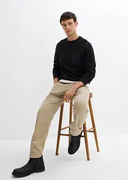 Sweatshirt med bröstficka av ekologisk bomull, bonprix