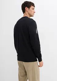 Sweatshirt med bröstficka av ekologisk bomull, bonprix