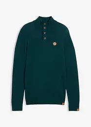 Tröja i bomull med krage, bonprix