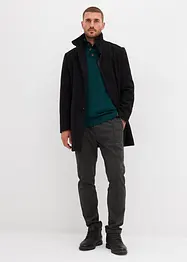 Tröja i bomull med krage, bonprix