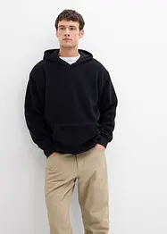 Sweatshirt av teddyfleece med bomullsfoder, Loose Fit, bonprix