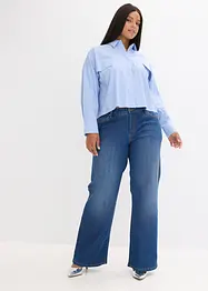 Oversizeblus i bomullsmix, bonprix