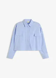 Oversizeblus i bomullsmix, bonprix