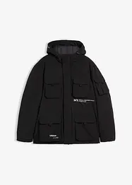 Vadderad jacka med sportiga detaljer, bonprix