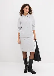 Sweatshirt med nitar, bonprix