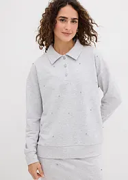 Sweatshirt med nitar, bonprix
