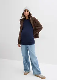 Mamma-/amningströja i ekologisk bomull, bonprix