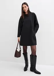 Klänning i stabil trikå, bonprix