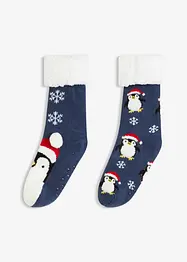 Mysstrumpor med teddyfoder (2-pack), bonprix