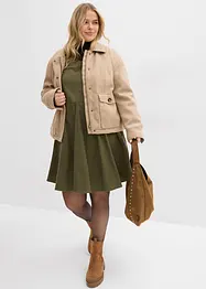 Klänning i bomullsflanell, bonprix