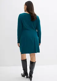 Klänning med båtringning, bonprix