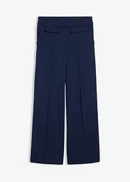 Byxa i bootcut-modell av glansig viskosmix, bonprix