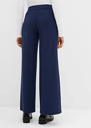 Byxa i bootcut-modell av glansig viskosmix, bonprix