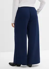 Byxa i bootcut-modell av glansig viskosmix, bonprix