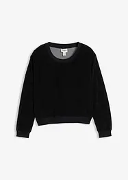Sweatshirt av mjuk frotté, bonprix