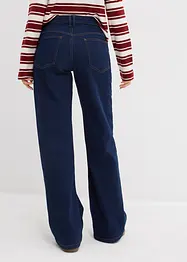 Jeans i Straight modell med ekologisk bomull och Mid Waist, bonprix