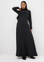 Vid byxa med bekväm midja i följsamt material, bonprix