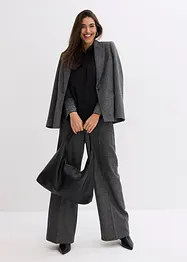 Skjortblus med glitterstenar, bonprix