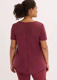 Mjuk funktionstopp med meshinfällning, snabbtorkande, bonprix