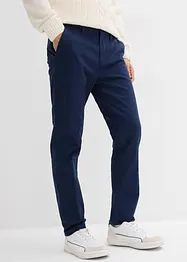 Flanellfodrade chinos, Regular Fit, Tapered, bonprix