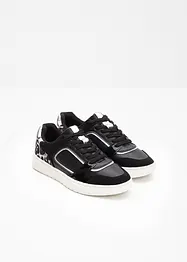 Sneakers med djurmönstrade detaljer, bonprix