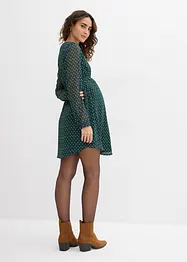 Festlig mamma-/amningsklänning i chiffong, bonprix