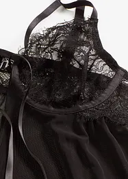 Negligé och stringtrosa (2 delar), bonprix