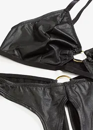 Bralette och stringtrosa ouvert (2 delar), bonprix