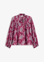 Chiffongtunika med paisleymönster, bonprix