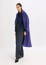 Polotröja i mjukt fjädergarn, bonprix