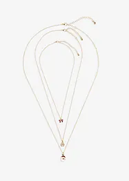 Set med halsband (3 delar), bonprix