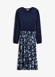 Jerseyklänning i viskosmix, bonprix