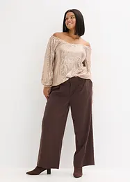 Singoallatopp i oversizemodell med paljetter, bonprix