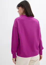 Oversizeweatshirt i mjuk och stabil trikå, bonprix