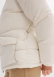 Quiltad jacka med teddykrage, bonprix