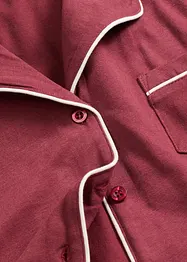 Pyjamas i bomull med knappslå, bonprix