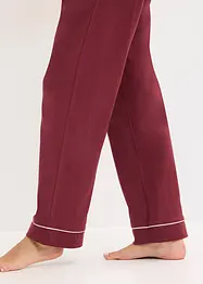 Pyjamas i bomull med knappslå, bonprix