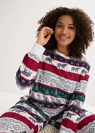 Pyjamas av mjuk bomull, med presentpåse, bonprix