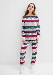 Pyjamas med mjuk bomull (2 delar), bonprix