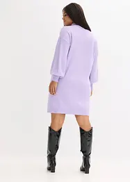 Stickad klänning med struktur, bonprix