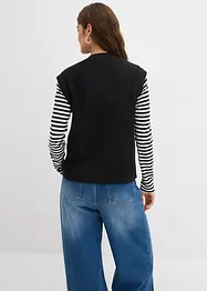 Stickad slipover, bonprix