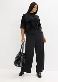 Sammetstopp med spets, bonprix