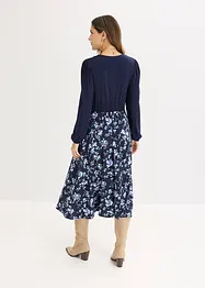 Jerseyklänning i viskosmix, bonprix