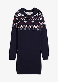 Stickad klänning, bonprix